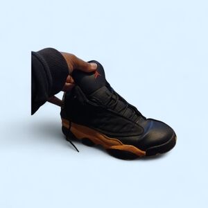 Jordan Black and Brown Women's Sneakers